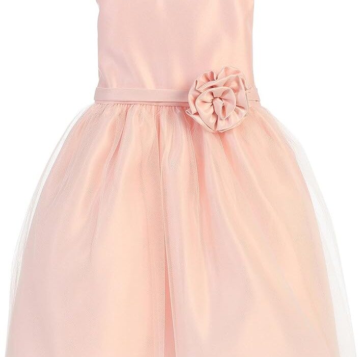 Flower Girl Dress With Bow Details