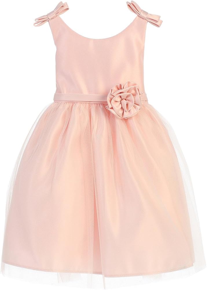 Flower Girl Dress With Bow Details