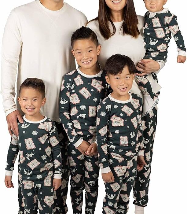 Organic Christmas Pajamas for Kids