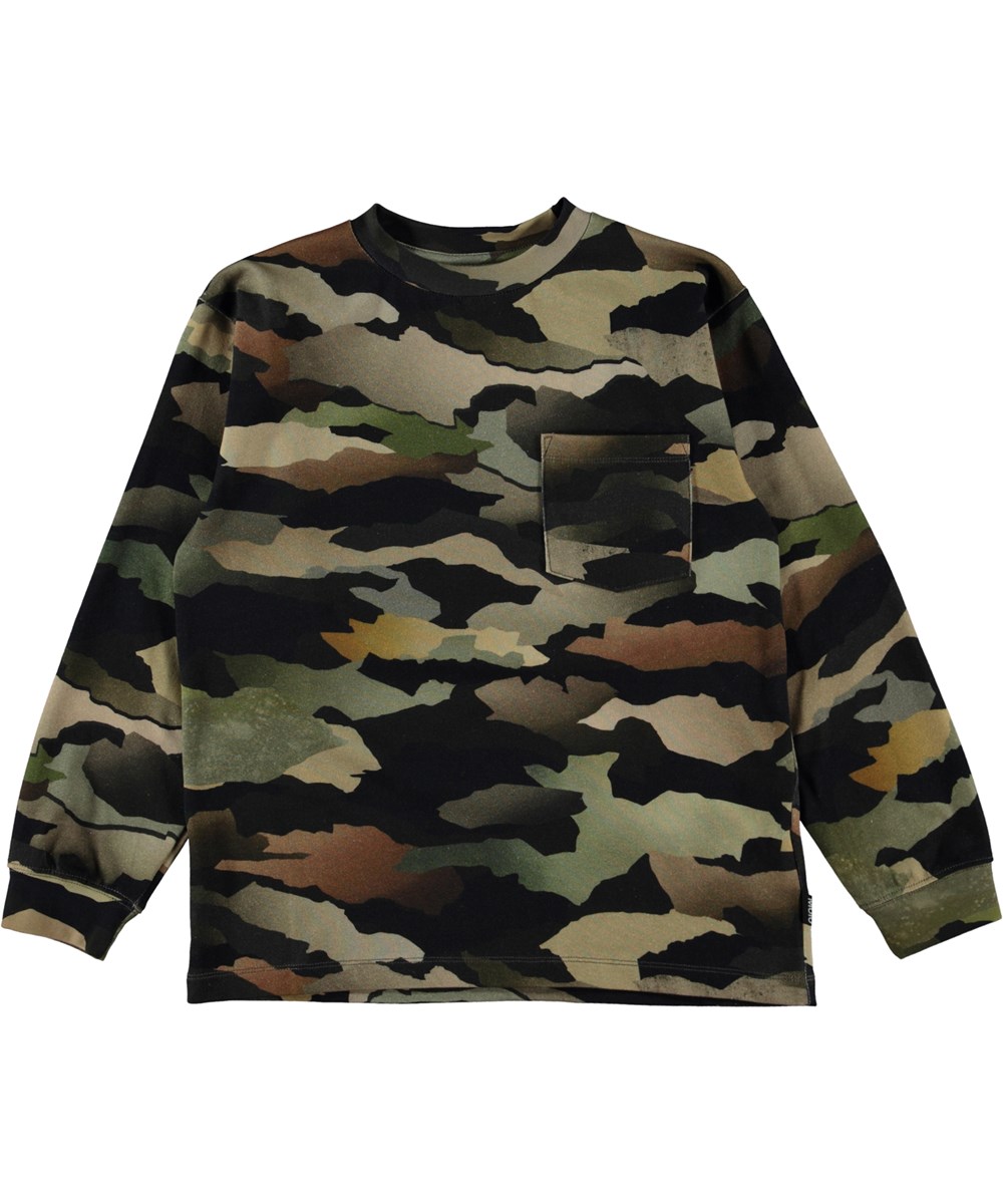 Camouflage Prints: How Boys Can Style the Blue Camo T-Shirt