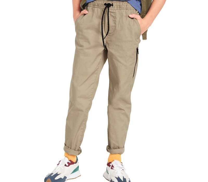 Cargo Stretch Joggers: Navy And Mustard Picks for Boys Active Style