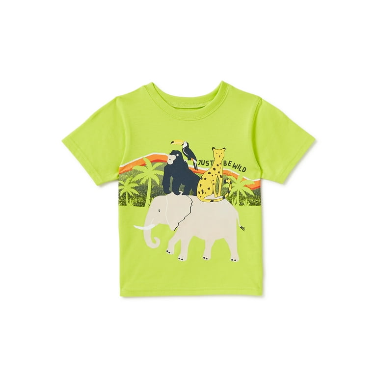 Wild And Fun: Boys Fancy Animal Print T-Shirts for a Playful Vibe