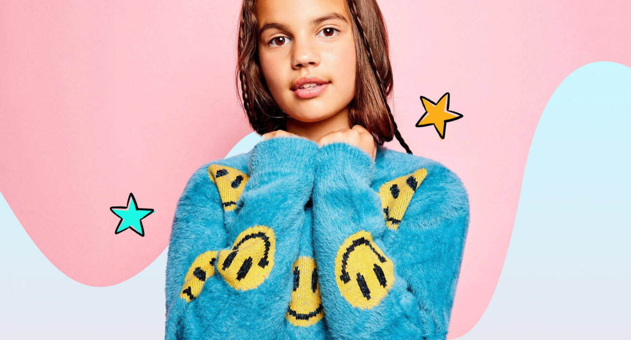 Brighten Up Your Child’S Wardrobe With A Smiley Face Sweater