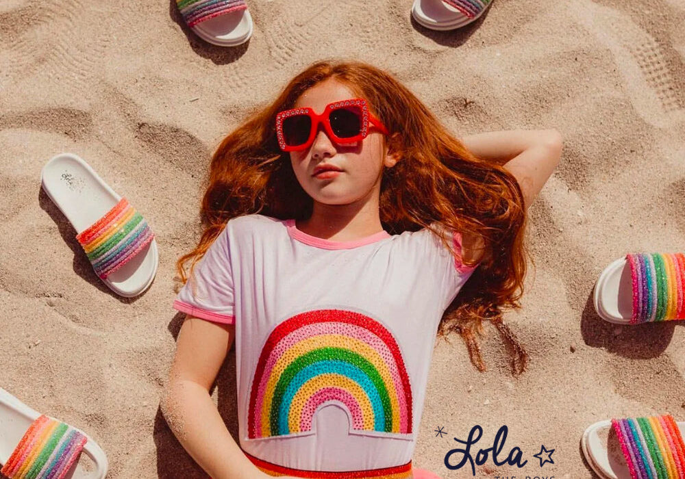 Wear The Brightest Rainbow Clothing With Lola The Boys